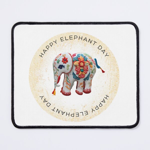 Item preview, Happy Elephant Day designed and sold by Elinn1985.