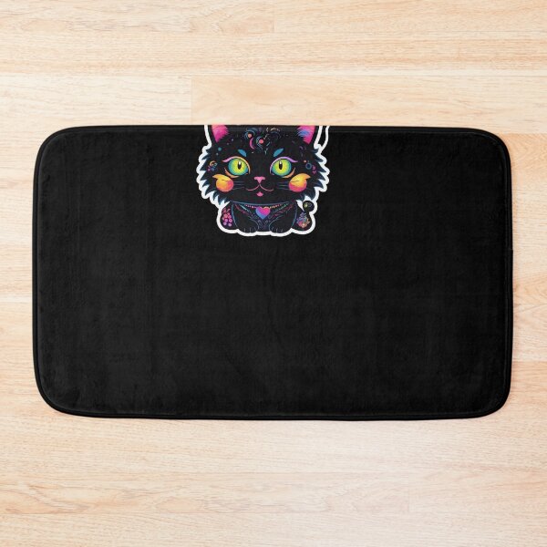 Item preview, Kawaii Graffiti Abstract Neon Cat designed and sold by Desfix.