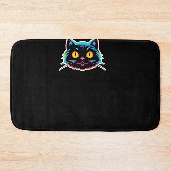 Item preview, Kawaii Graffiti Abstract Neon Cat designed and sold by Desfix.