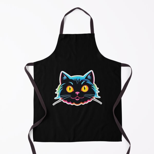 Item preview, Kawaii Graffiti Abstract Neon Cat designed and sold by Desfix.
