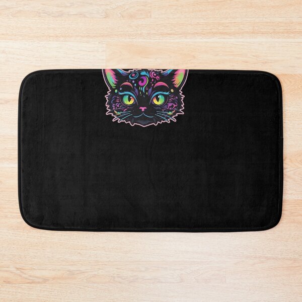 Item preview, Kawaii Graffiti Abstract Neon Cat designed and sold by Desfix.