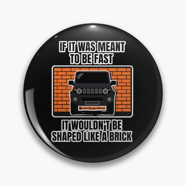 Item preview, If It Was Meant To Be Fast, It Wouldn't Be Shaped Like A Brick designed and sold by ZookiniYellow.