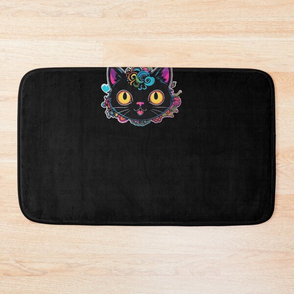Item preview, Kawaii Graffiti Abstract Neon Cat designed and sold by Desfix.