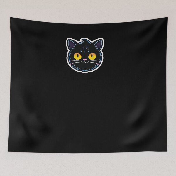 Item preview, Kawaii Graffiti Abstract Neon Cat designed and sold by Desfix.