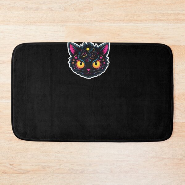 Item preview, Kawaii Graffiti Abstract Neon Cat designed and sold by Desfix.