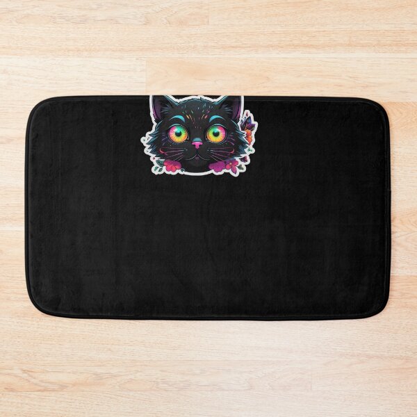 Item preview, Kawaii Graffiti Abstract Neon Cat designed and sold by Desfix.