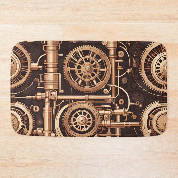 Item preview, Steampunk Industrial Pattern designed and sold by ARichArts.