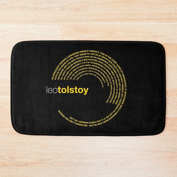 Item preview, Leo Tolstoy famous quotes poster [gold] designed and sold by CMYKStudio.