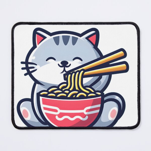 Item preview, Cat eating ramen.#12 designed and sold by ponggun.