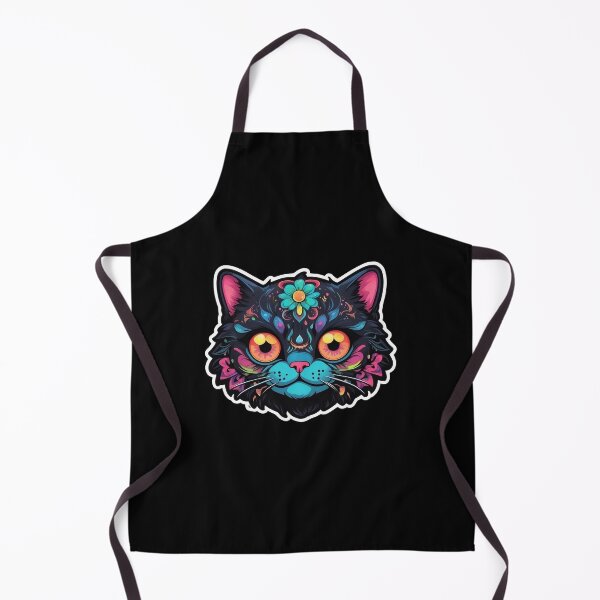 Item preview, Kawaii Graffiti Abstract Neon Cat designed and sold by Desfix.