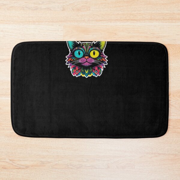 Item preview, Kawaii Graffiti Abstract Neon Cat designed and sold by Desfix.