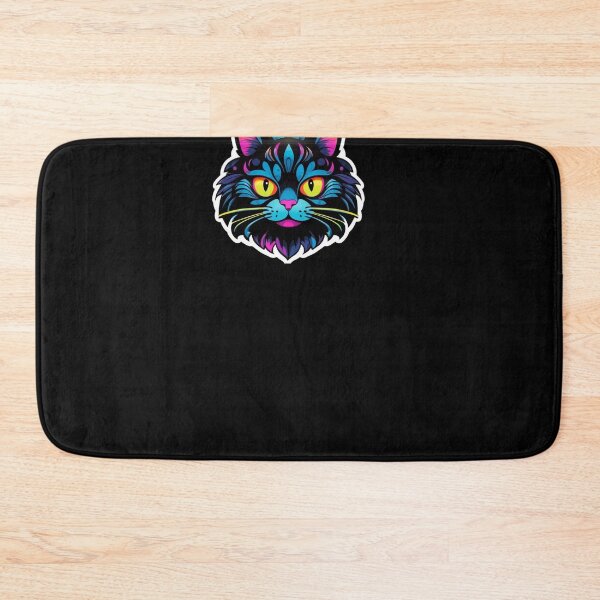 Item preview, Kawaii Graffiti Abstract Neon Cat designed and sold by Desfix.