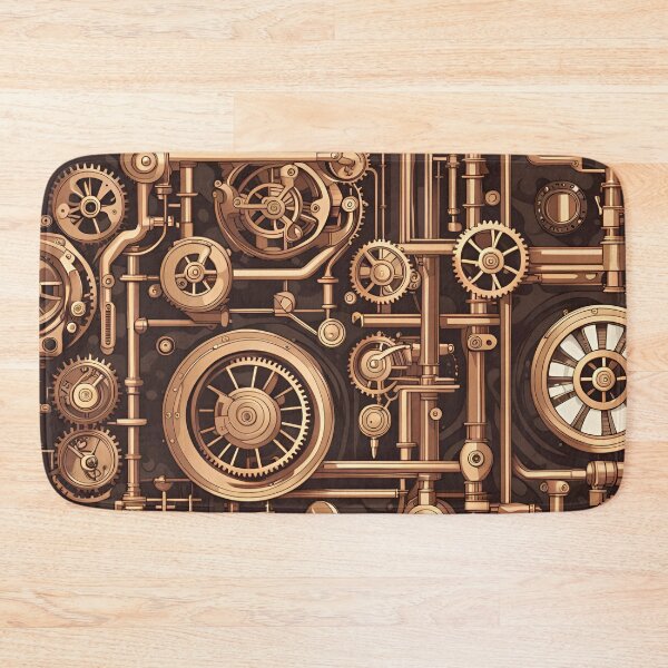Item preview, Steampunk Industrial Pattern designed and sold by ARichArts.