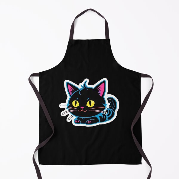 Item preview, Kawaii Graffiti Abstract Neon Cat designed and sold by Desfix.