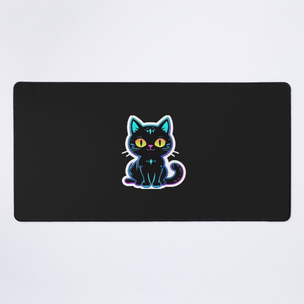 Item preview, Kawaii Graffiti Abstract Neon Cat designed and sold by Desfix.