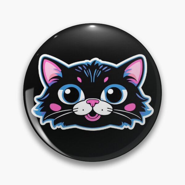 Item preview, Kawaii Graffiti Abstract Neon Cat designed and sold by Desfix.