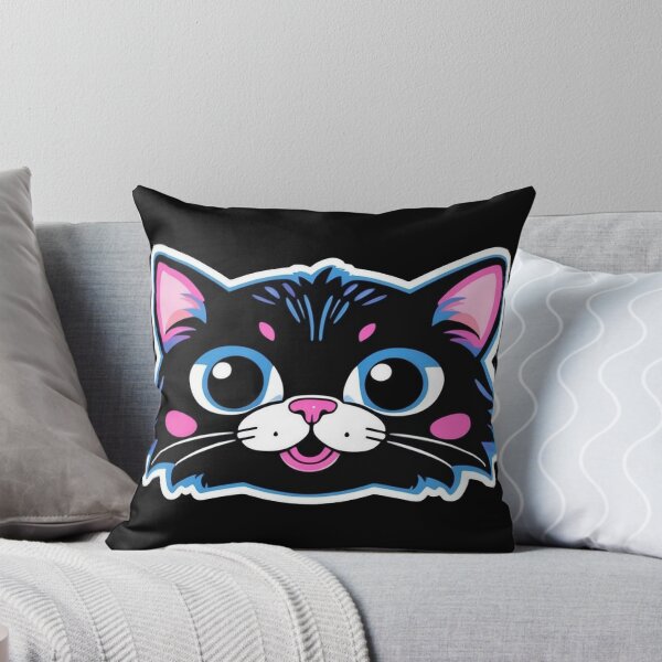 Item preview, Kawaii Graffiti Abstract Neon Cat designed and sold by Desfix.