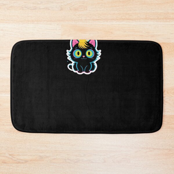 Item preview, Kawaii Graffiti Abstract Neon Cat designed and sold by Desfix.