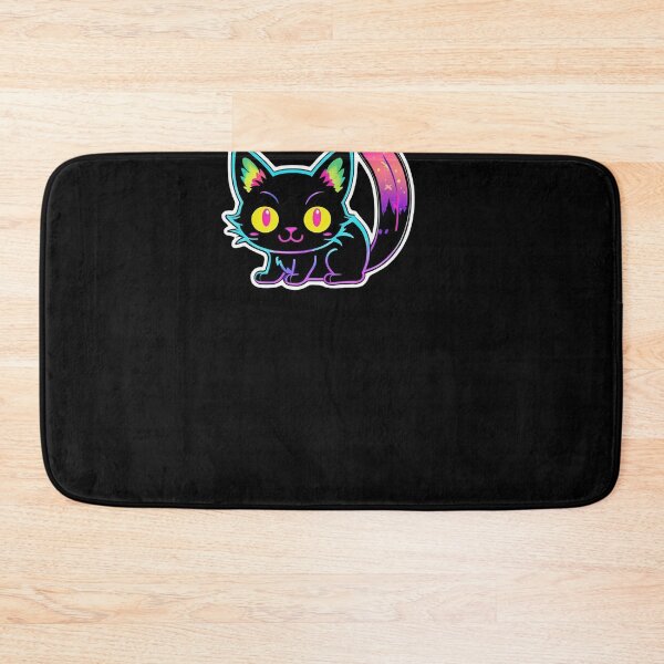 Item preview, Kawaii Graffiti Abstract Neon Cat designed and sold by Desfix.