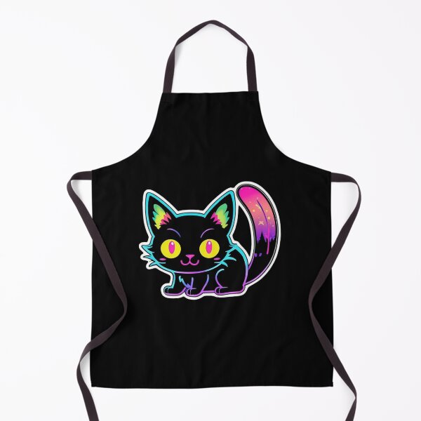 Item preview, Kawaii Graffiti Abstract Neon Cat designed and sold by Desfix.