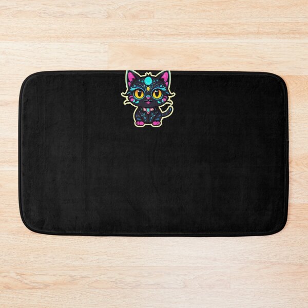 Item preview, Kawaii Graffiti Abstract Neon Cat designed and sold by Desfix.