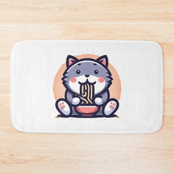 Item preview, Cat eating ramen.#13 designed and sold by ponggun.