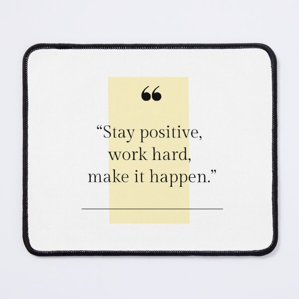 Item preview, Stay Positive Quote Print designed and sold by GioNic007.