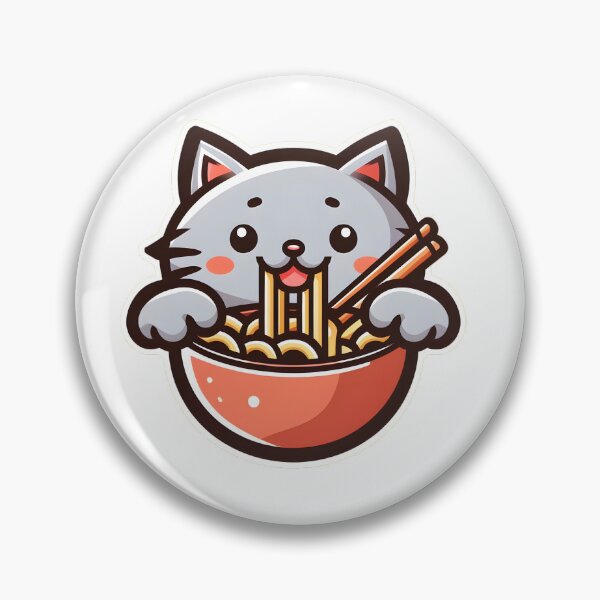 Item preview, Cat eating ramen.#14 designed and sold by ponggun.