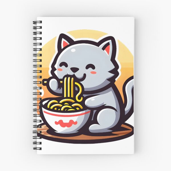 Item preview, Cat eating ramen.#15 designed and sold by ponggun.