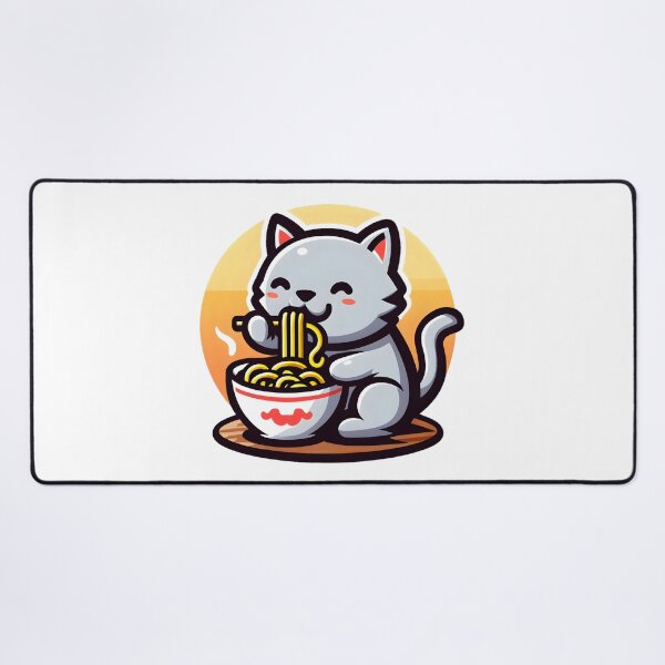 Item preview, Cat eating ramen.#15 designed and sold by ponggun.