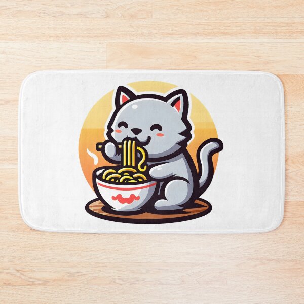 Item preview, Cat eating ramen.#15 designed and sold by ponggun.
