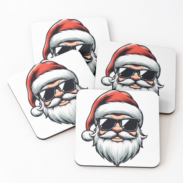 Item preview, Santa With Sunglasses designed and sold by ArisaHong.