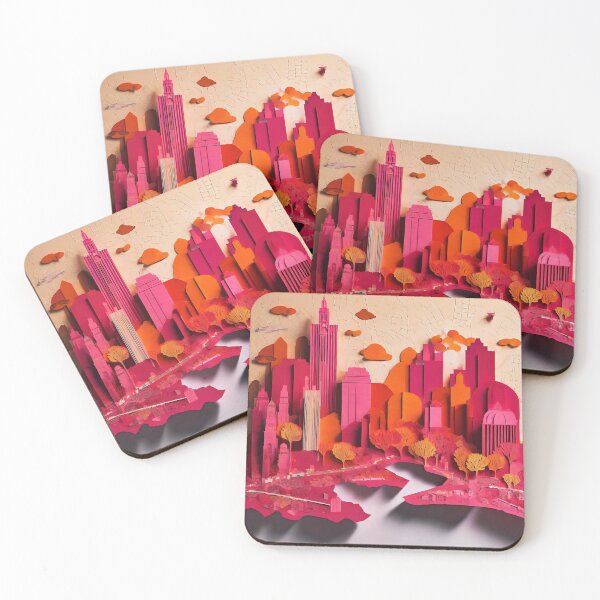 Item preview, Urban Dreamscape in Scarlet designed and sold by Merakiartshop.