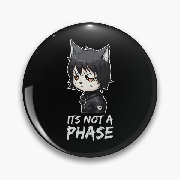 Item preview, Its Not a Phase Emo Cat Goth Black Kitten designed and sold by Peculiarts.
