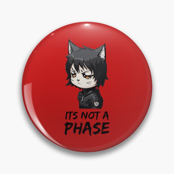 Item preview, Its Not a Phase Emo Cat Goth Black Kitten designed and sold by Peculiarts.