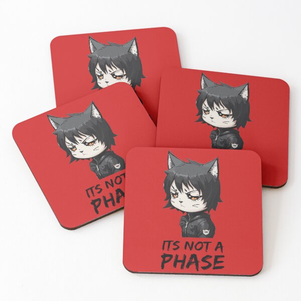 Item preview, Its Not a Phase Emo Cat Goth Black Kitten designed and sold by Peculiarts.