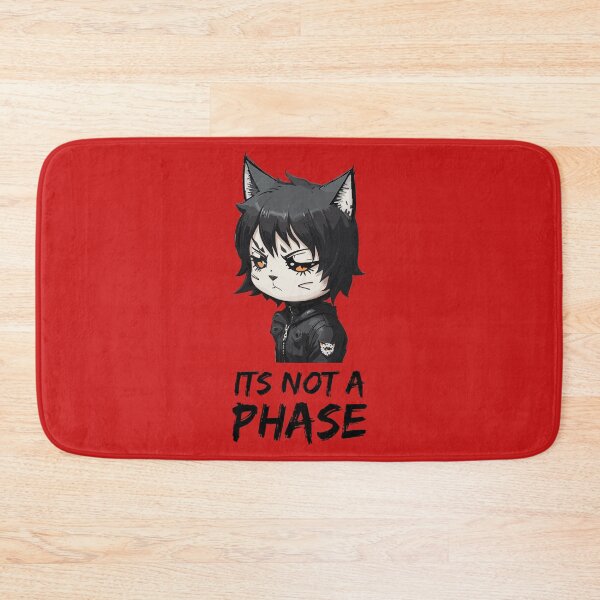 Item preview, Its Not a Phase Emo Cat Goth Black Kitten designed and sold by Peculiarts.