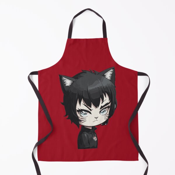 Item preview, Emo Cat Goth Black Kitten designed and sold by Peculiarts.