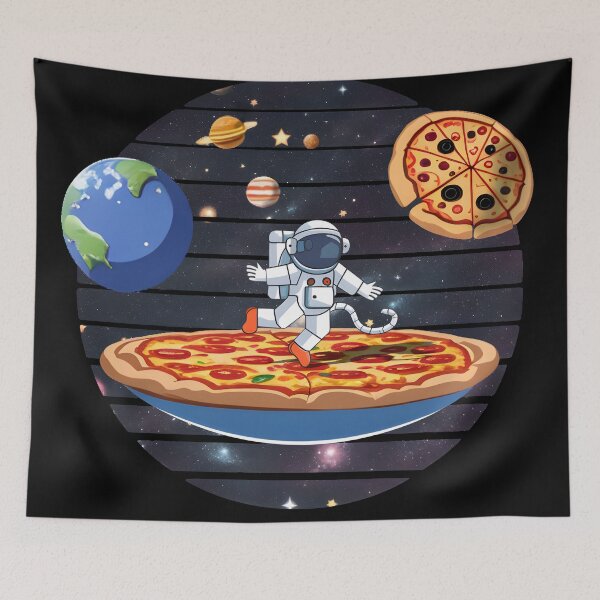 Item preview, Astronaut explores pizza planet and discovered some truths designed and sold by ratchawoot.