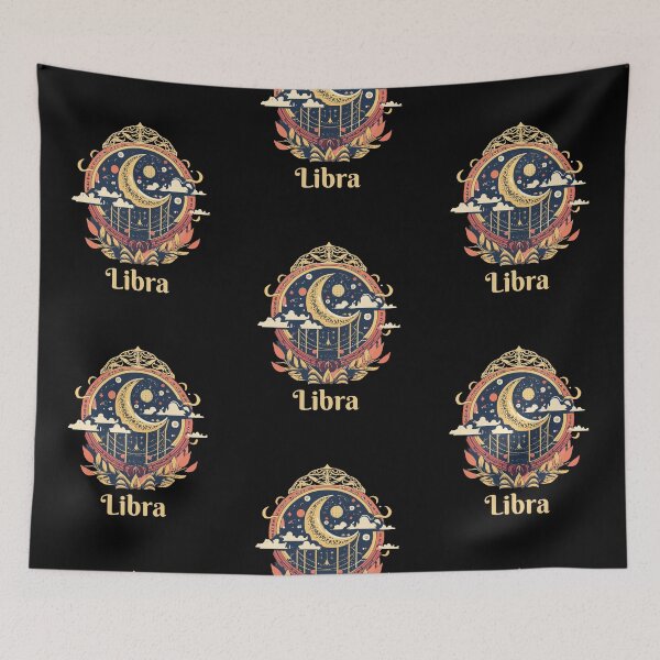 Item preview, Libra Celestial T Shirt designed and sold by MyStarSign.
