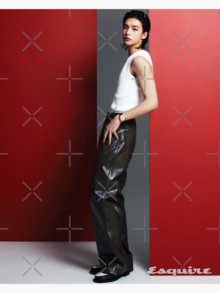 Red Lights Stray Kids SKZ Hyunjin Hwang photoshoot sexy hot kpop boy group  member boy" Magnet for Sale by Kpop-Noona | Redbubble