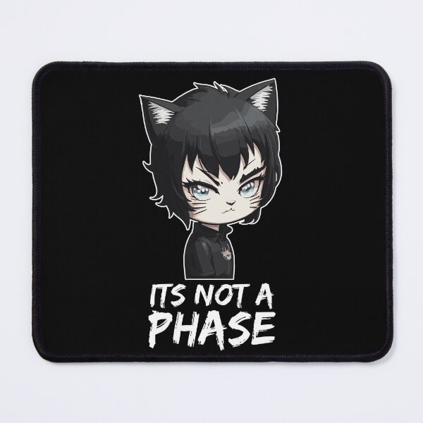Item preview, Its Not a Phase Emo Cat Goth Black Kitten designed and sold by Peculiarts.