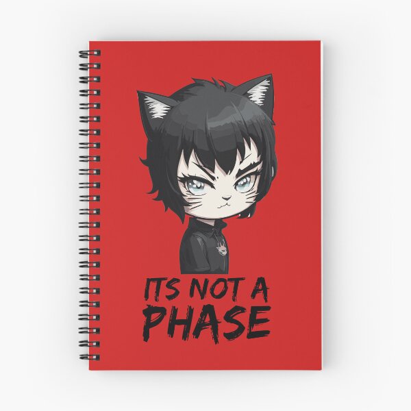 Item preview, Its Not a Phase Emo Cat Goth Black Kitten designed and sold by Peculiarts.
