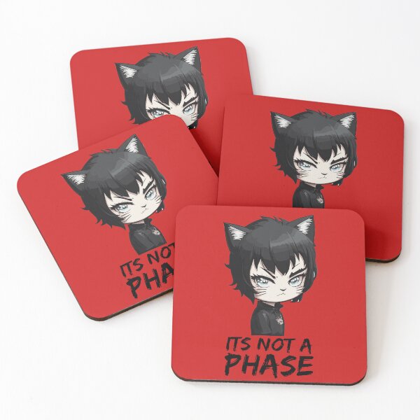 Item preview, Its Not a Phase Emo Cat Goth Black Kitten designed and sold by Peculiarts.