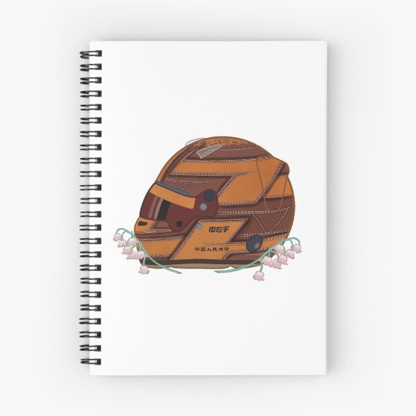 Item preview, Zhou Guanyu 2023 Austin Helmet With Flowers designed and sold by OriDraws.