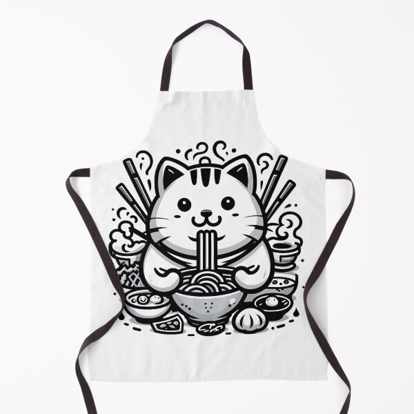 Item preview, Cat eating ramen.#18 designed and sold by ponggun.
