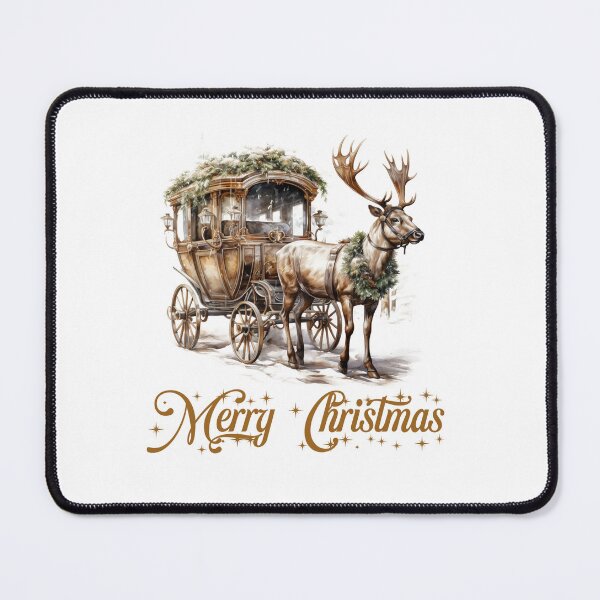 Item preview, Rustic Elegant greenery and gold Christmas Reindeer designed and sold by BlushRoses7.