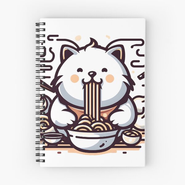Item preview, Cat eating ramen.#19 designed and sold by ponggun.
