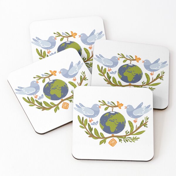Item preview, Folk Art World Peace and Inner Harmony designed and sold by ElLocoMus.