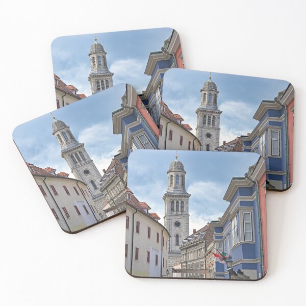 Item preview, Church clock tower in Sopron Hungary designed and sold by goceris.